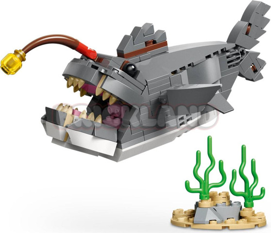 לגו קריאטור כריש פרא עם תיבת אוצר 31381 - Lego