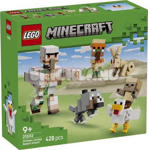 לגו מיינקראפט – מתקפת גוקי העוף במדבר Minecraft דגם 21592