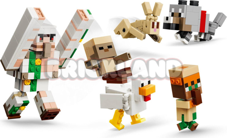 לגו מיינקראפט – מתקפת גוקי העוף במדבר Minecraft דגם 21592