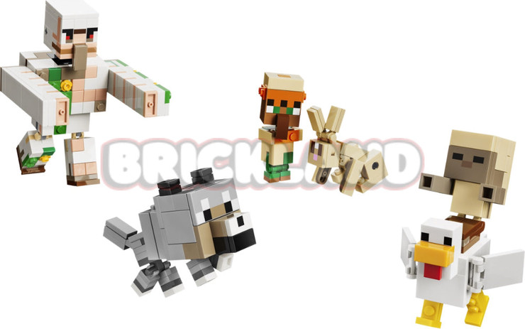 לגו מיינקראפט – מתקפת גוקי העוף במדבר Minecraft דגם 21592