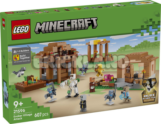 לגו מיינקראפט – מתקפת האיווקר על הכפר Minecraft דגם 21596