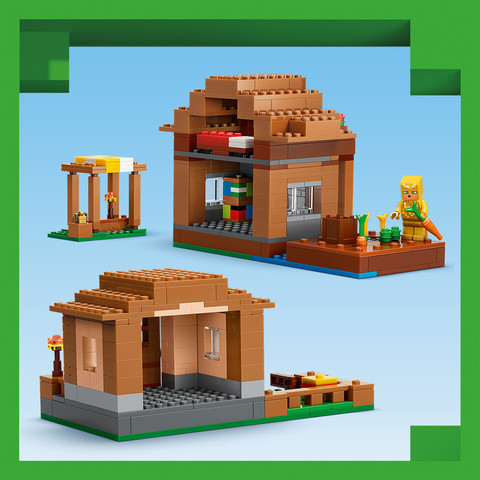 לגו מיינקראפט – מתקפת האיווקר על הכפר Minecraft דגם 21596