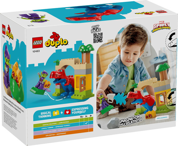 10463 לגו דופלו דינוזאור ספיידי נגד גובלין Lego