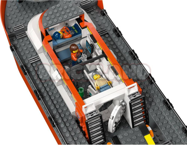 לגו סירת חילוץ משמר החופים דגם 60504 lego