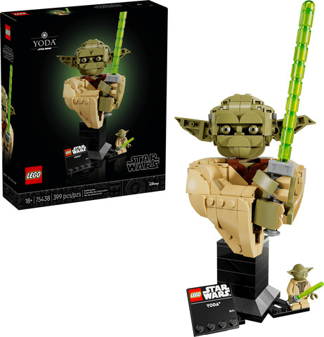 לגו ™Star Wars – פסל ראש של יודה (75438)