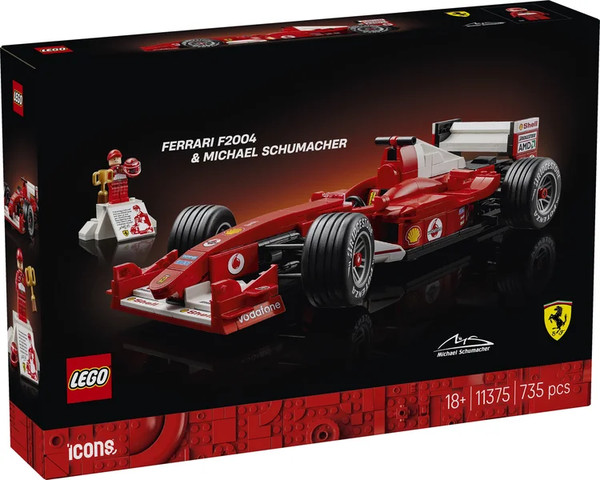 לגו Ferrari F2004 & Michael Schumacher – Icons (11375) LEGO
