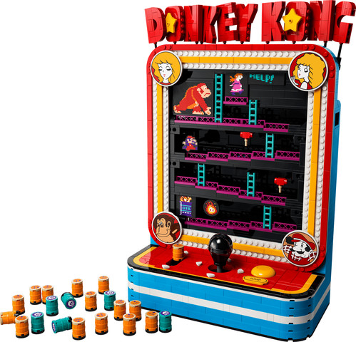 # סופר מריו - משחק ארקייד Donkey Kong LEGO 72051