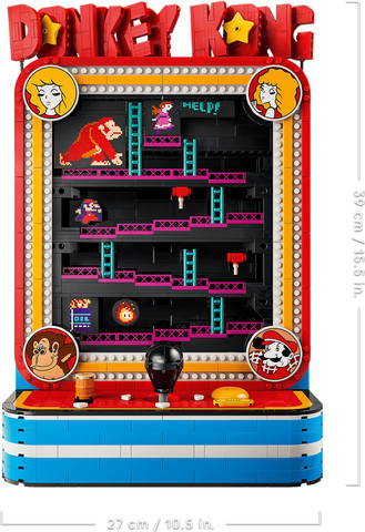 # סופר מריו - משחק ארקייד Donkey Kong LEGO 72051