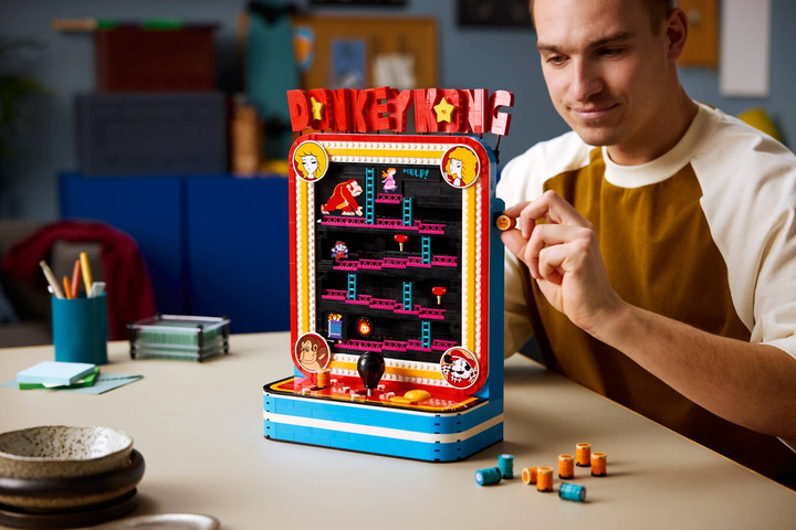 # סופר מריו - משחק ארקייד Donkey Kong LEGO 72051