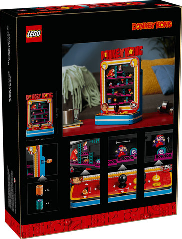 # סופר מריו - משחק ארקייד Donkey Kong LEGO 72051