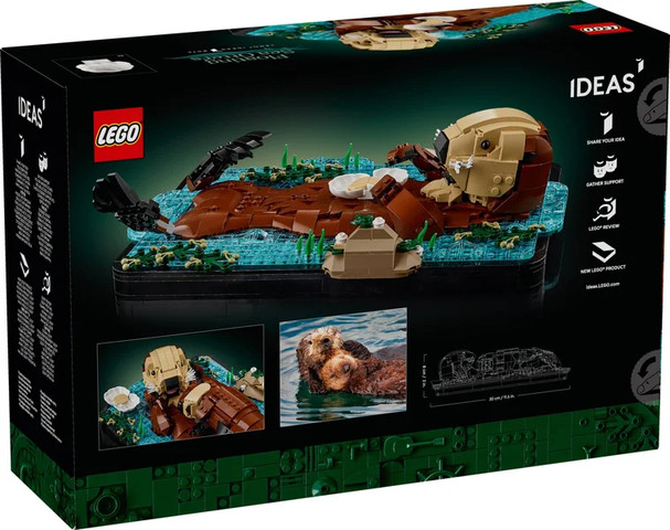 לגו Ideas – לוטרות ים צפות (21366) LEGO