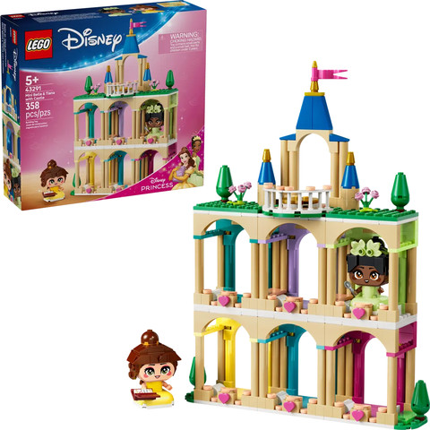 דיסני - מיני נסיכות בל וטיאנה עם טירה LEGO 43291