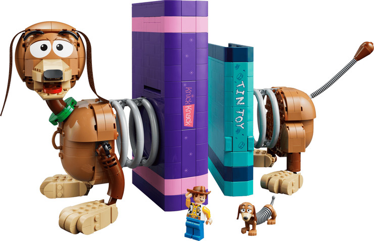 לגו  - תומך ספרים עם הכלב סלינקי - LEGO 43301