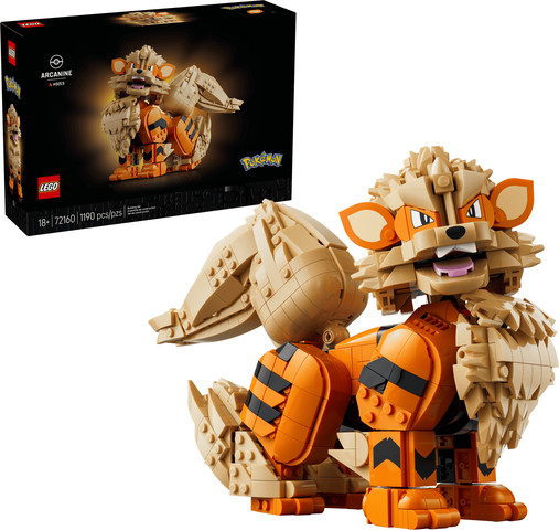 לגו פוקימון - LEGO 72160 POKEMON Arcanine