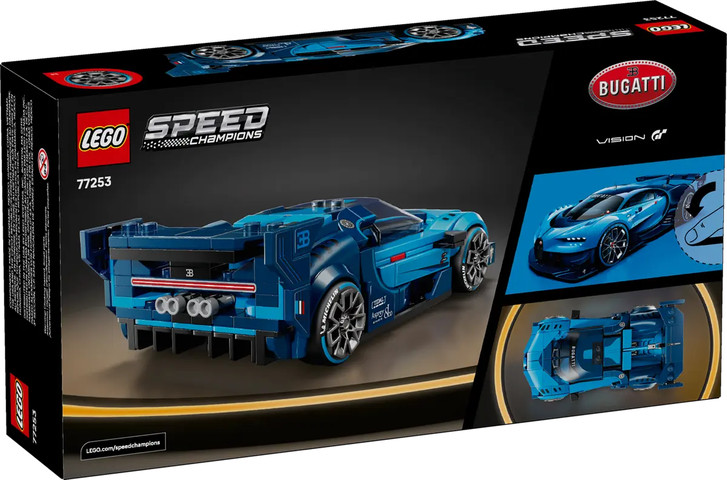 ספיד - מכונית היפר ספורט BUGATTI VISION GT (4) LEGO 77253