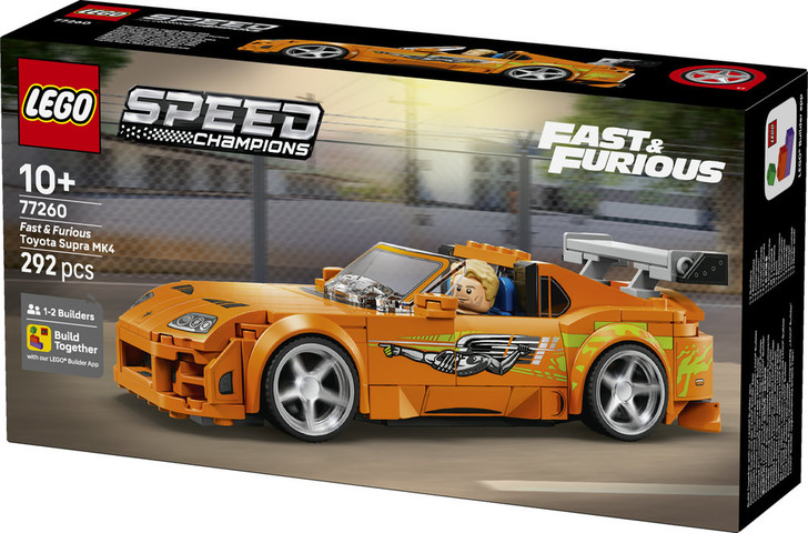 לגו ספיד - מהיר ועצבני Toyota Supra MK4  (77260)