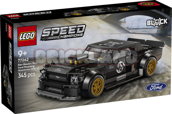 77262 לגו ספיד צמפיונס: מכונית פורד מוסטנג Hoonicorn RTR V1 שנת 1965 של קן בלוק - Lego