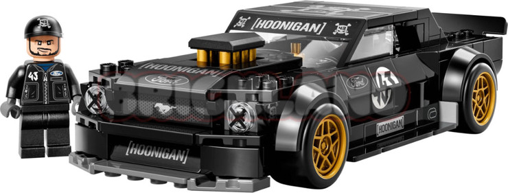 77262 לגו ספיד צמפיונס: מכונית פורד מוסטנג Hoonicorn RTR V1 שנת 1965 של קן בלוק - Lego