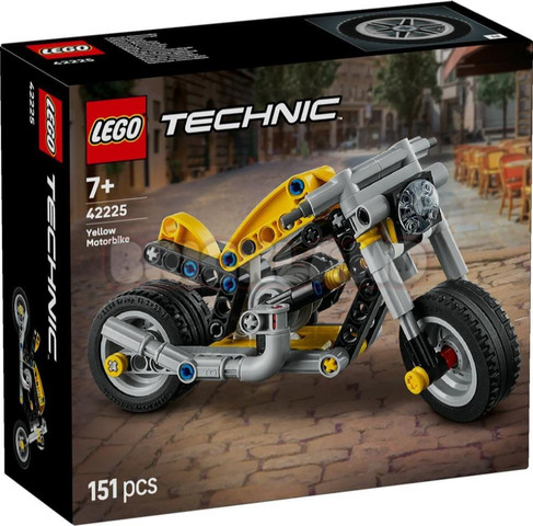 42225 לגו טכניק אופנוע צהוב - Lego