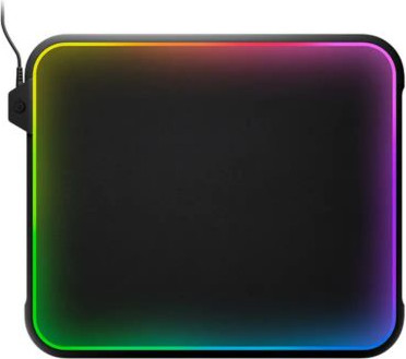 משטח לעכבר לגיימרים עם תאורת LED RGB  320 mm x 270 mm x 4 mm