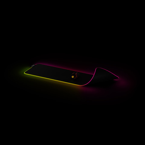 משטח לעכבר מואר SteelSeries QCK Prism Cloth XL
