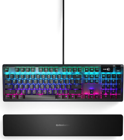 מקלדת גיימינג היברידית מכאנית Apex 5 US LED Steelseries Apex-5-US
