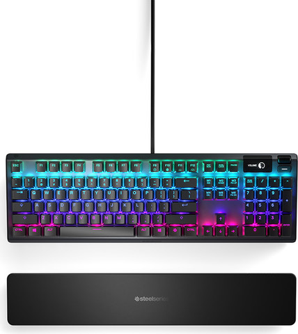 מקלדת גיימינג היברידית מכאנית Apex 5 US LED Steelseries Apex-5-US
