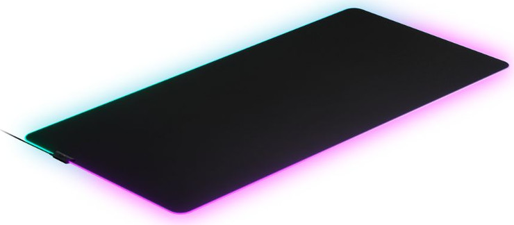 משטח לעכבר גיימינג SteelSeries QcK Prism Cloth RGB 3XL 1220x590x4 שחור