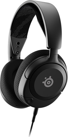 אוזניות גיימינג קלות משקל ומעוצבות Steelseries Arctis Nova 1 בצבע שחור