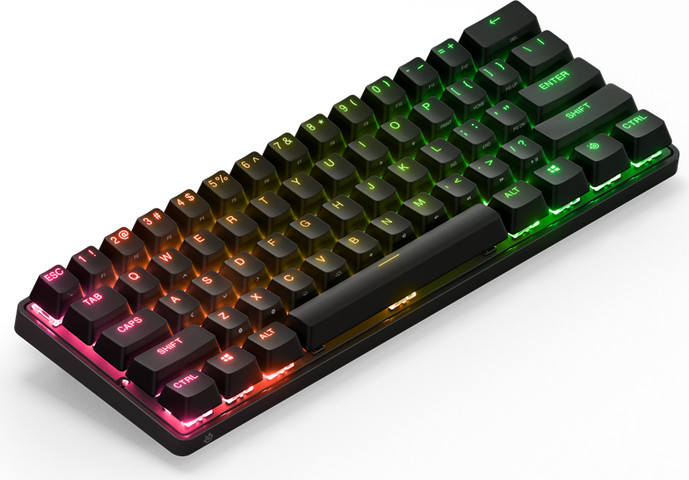 מקלדת גיימינג אלחוטית מיני מקצועית Apex Pro Mini WL US Steelseries שחור