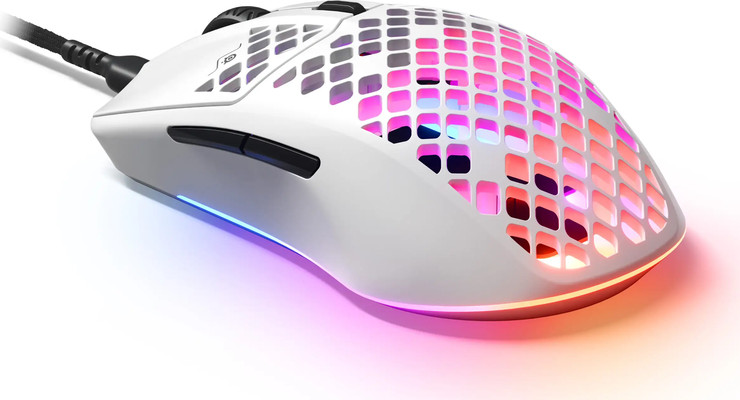 עכבר גיימינג אלחוטי SteelSeries Aerox 3 Wireless בחרו צבע שקוף