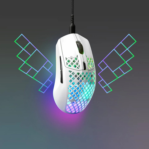 עכבר גיימינג אלחוטי SteelSeries Aerox 3 Wireless בחרו צבע שקוף