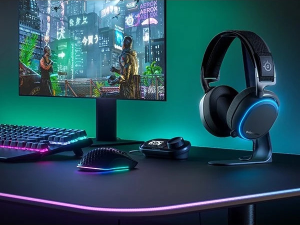 עכבר גיימינג אלחוטי קל משקל כולל תאורה SteelSeries סטיל סיריס Aerox 3 Wireless Onyx