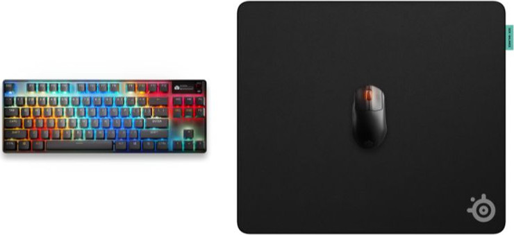 משטח לעכבר גיימינג Steelseries QcK Balance  צבע שחור, large-490x420-ממ