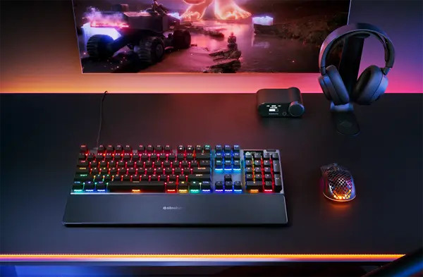 מקלדת גיימינג מכנית מקצועית SteelSeries Apex Pro Gen 3 Apex Pro Gen3 US