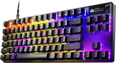מקלדת גיימינג מכנית מקצועית SteelSeries Apex Pro Gen 3 TKL בחרו צבע לבן