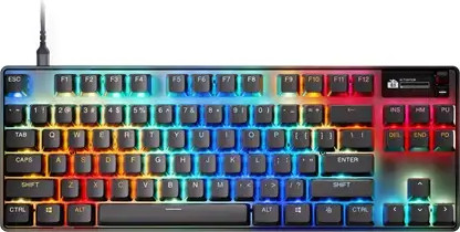מקלדת גיימינג מכנית מקצועית SteelSeries Apex Pro Gen 3 TKL בחרו צבע לבן
