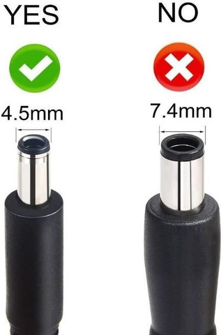 מטען מקורי למחשב נייד Dell 45W 19.5V 2.31A תקע 4.5x3.0 מ"מ