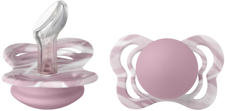 זוג מוצצים קוטור סיליקון TIE DYE 2PACK FOREST LAKE WHITE/FOREST LAKE WHITE גודל 1