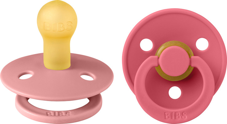 זוג מוצצים DUSTYPINK/CORAL גודל 1