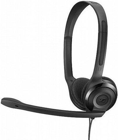אוזניות חוטיות למחשב SENNHEISER סנהייזר דגם PC3