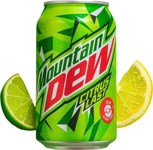 Mountain Dew Citrus מאונטיין דיו לימון משקה מוגז