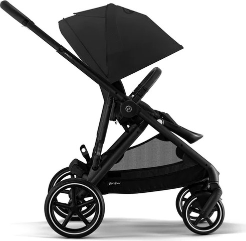 עגלת תאומים אחים גאזל Gazelle S2 עם 2 עריסות ו- 2 טיולונים צבע שחור – סייבקס
