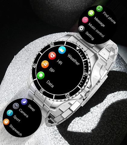 שעון חכם SMART WATCH אטום למים עם מד דופק מובנה-ותאימות לIPHONE/ANDROID