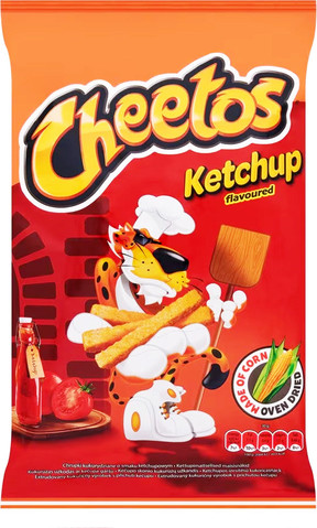 Cheetos Ketchup חטיף צ'יטוס תירס בטעם קטשופ