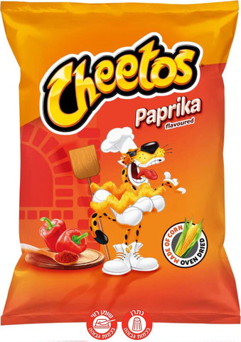 Cheetos Paprika צ'יטוס חטיף בטעם פפריקה