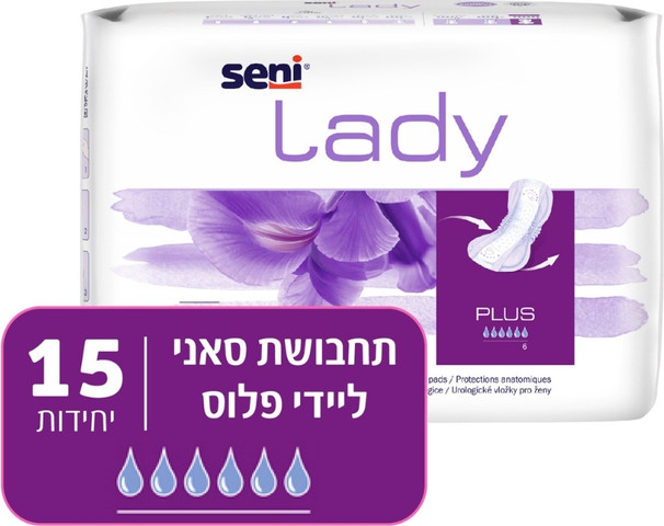 תחבושות סאני ליידי פלוס 15 יח'