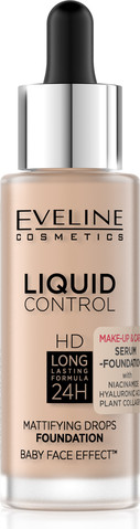 LIQUID CONTROL מייק אפ עם ניאצינמיד - 50 GOLDEN BEIGE