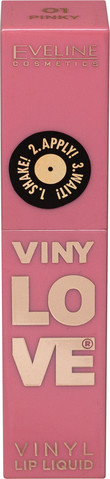 VINY LOVE ליפגלוס בגימור ויניל - 01 PINKY