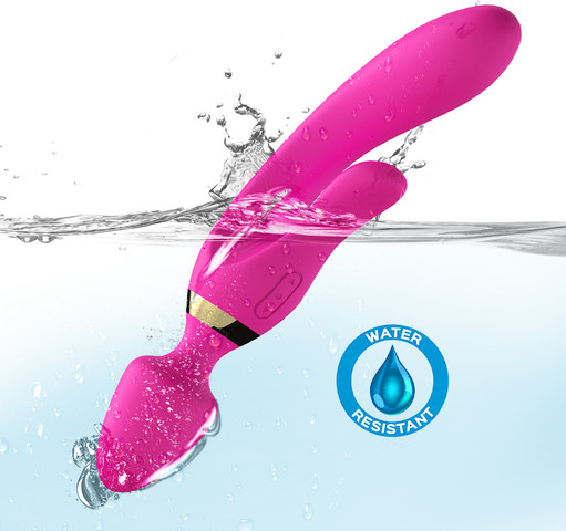 ויברטור ומעסה מג'יק וונד שפנפן ורוד – Magic Wand Pink Couples Massager ,ורוד